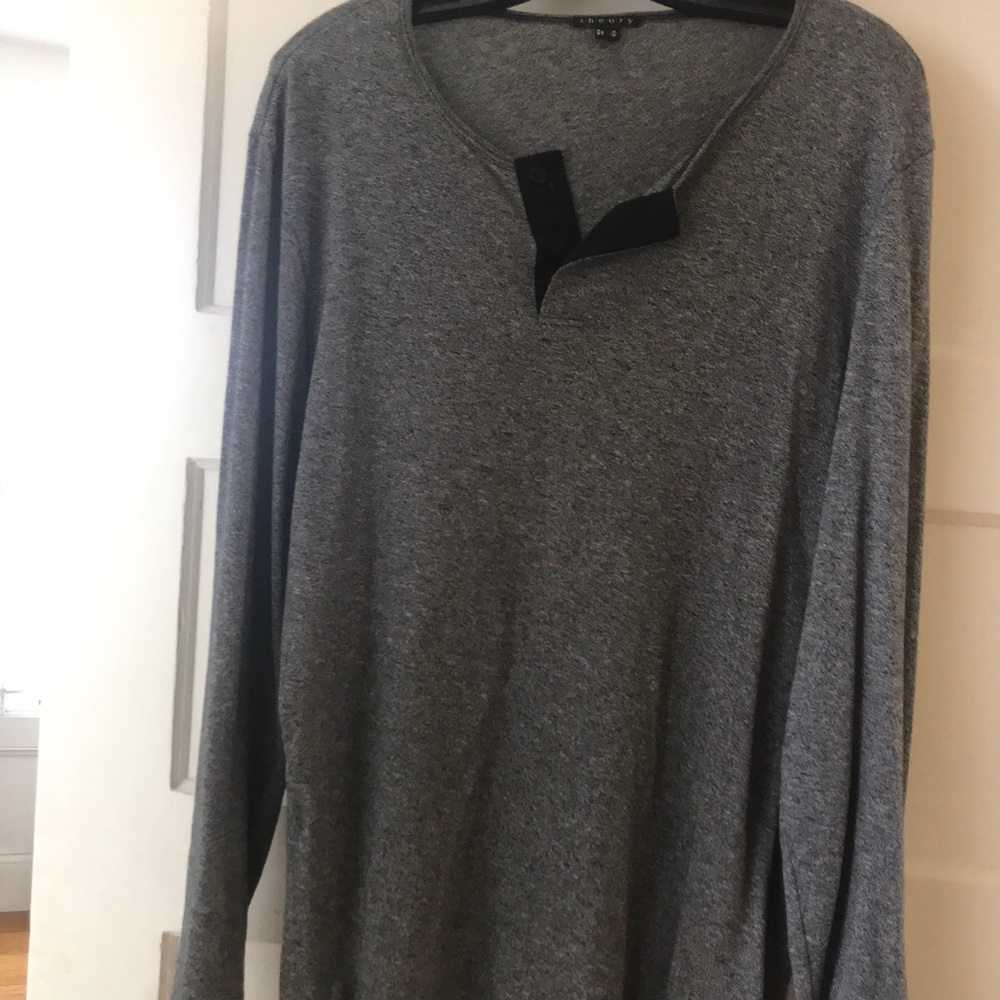 Theory grey tunic/ Henley